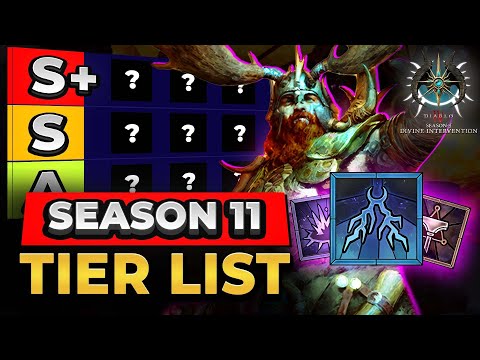 ALL Classes & Builds TIER LIST in Season 11 Diablo IV