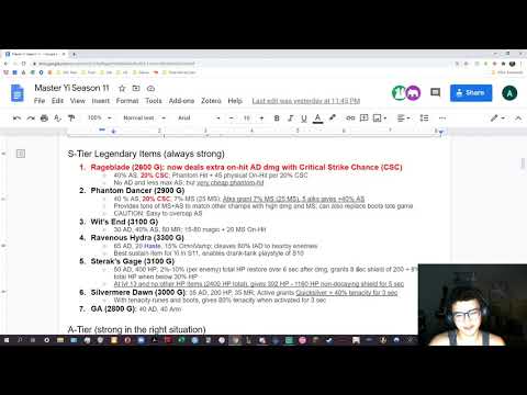 What to build on Master Yi in Preseason 11: New Items Guide