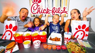 CHICK-FIL-A MUKBANG | The Extra Family