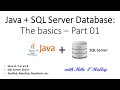Java SQL Server Database Console App Basics Part 01