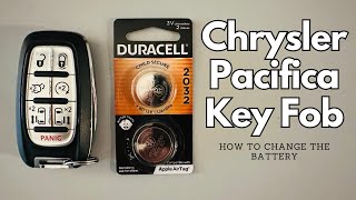 How to Change The Battery in Your Chrysler Pacifica Key Fob