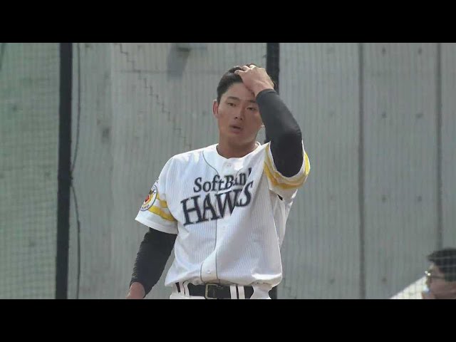 【ファーム】ホークス・生海 ライトへ追加点となる2点タイムリーヒットを放つ!!  2023年6月24日 福岡ソフトバンクホークス 対 オリックス・バファローズ