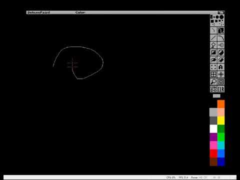 Deluxe Paint IV on the Amiga