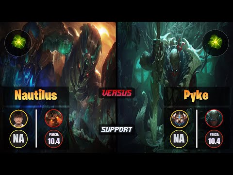 CoreJJ NAUTILUS (Support) [Aftershock] VS PYKE - Challenger NA Patch 10.4