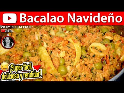 BACALAO NAVIDEÑO | #VickyRecetaFacil