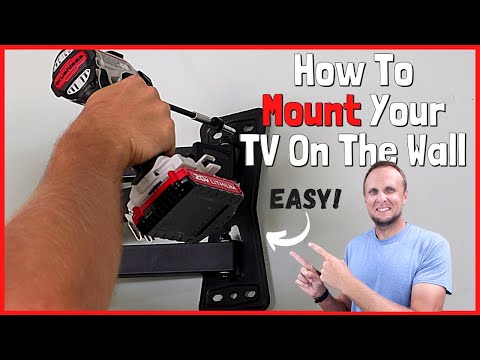 How To Mount a TV On The Wall In Under 6 Minutes!