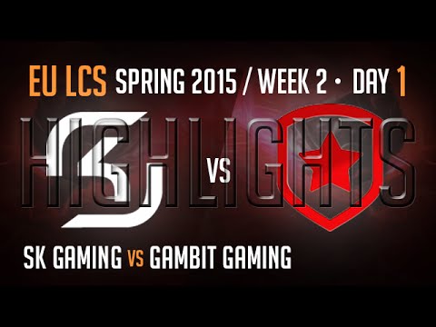 SK Gaming vs Gambit Gaming (Highlights) | S5 EU LCS Spring 2015 Week 2 Day 1 Game 3 | SK vs GMB