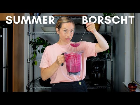 Easy Breezy Summer Borscht | Chilled Beet Soup Inspired by the Barefoot Contessa
