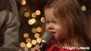 LET THERE BE PEACE ON EARTH - 5 YEAR OLD CLAIRE RYANN CROSBY WITH DAD AND THE PIANO GUYS