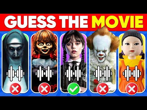 Guess The HORROR MOVIE Character Dancing 😱🔪 Young Hee, Wednesday, Ghost Face, Valak, M3GAN, Chucky
