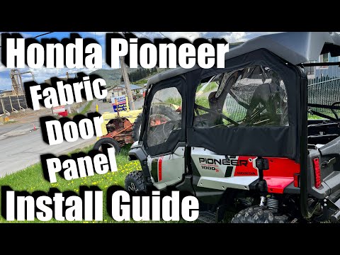 How To Install The Fabric Door Panels Honda Pioneer 1000 / Step-By-Step Install Guide