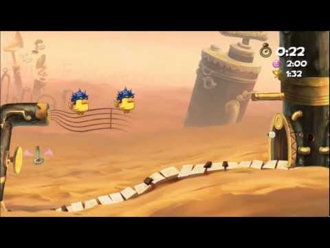 Rayman Origins (1080i HD) Walkthrough Part 16 - Best Original Score - Time Trial (1:12)