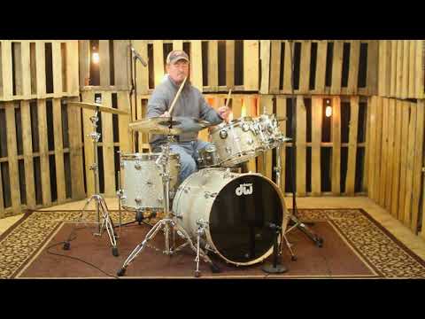 DW Collector's Maple Broken Glass Drum Set - 22, 10, 12, 16 - SO#1147733