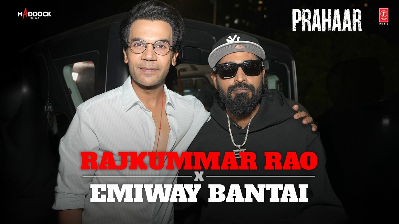 Rajkummar Rao X Emiway Bantai | Prahaar | Mumbai Sapno Ka Samandar | Sunidhi Chauhan | 16th Oct