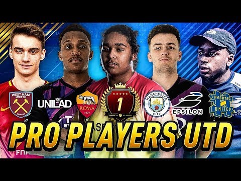 PLAYING PRO CLUBS WITH THE BEST FIFA 18 PLAYER IN THE WORLD! Pro Players UTD! #1