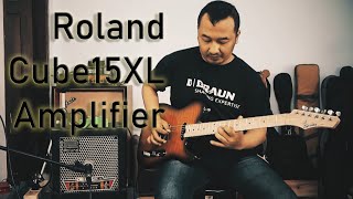 Video thumbnail for Roland Cube 15XL guitar amplifier by Guitar Learner