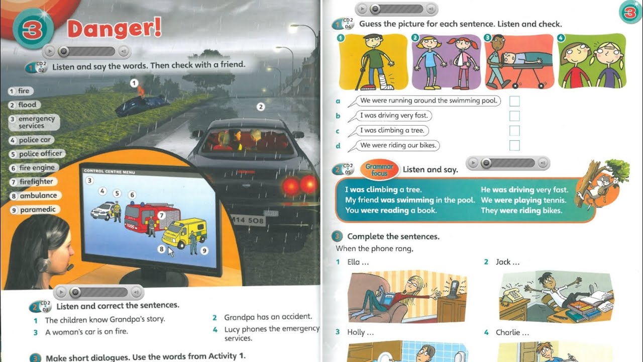 Super Minds 4 - Unit 3: Danger