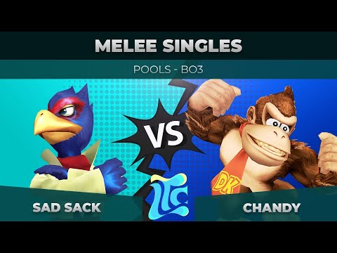 Sad Sack vs Chandy - Melee Singles: Pools - Low Tide City | Falco vs Donkey Kong