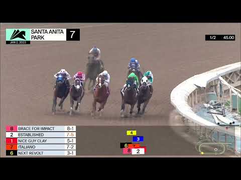Santa Anita Park Carrera 7 - 2 de Enero 2023