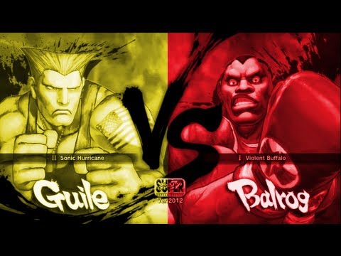 Blue emblem [Guile] Vs vorudo [Balrog] SSF4 Arcade Edition 2012 720 HD