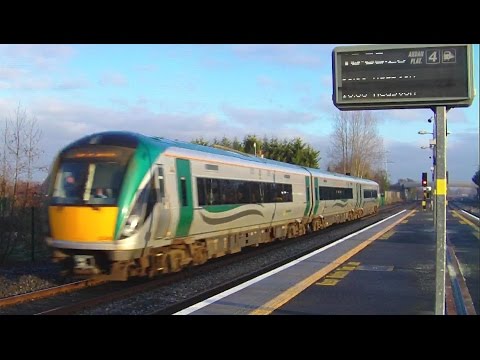 Irish Rail 22000 Class Intercity Train - Hazelhatch & Celbridge Station