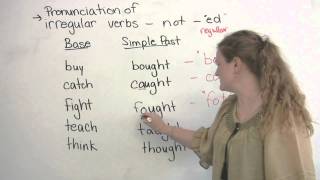 How to pronounce irregular verbs in English - CAUGHT, BOUGHT, THOUGHT...