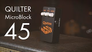 Video thumbnail for Quilter MicroBlock 45 Guitar Amplifier by JayLeonardJ