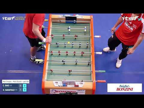 C. Dias vs R. Sarafrazi - Men Singles - Last 128 - ITSF World Series Bonzini 2025