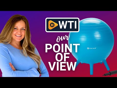 Gaiam Kids Stay-N-Play Children's Balance Ball - WTI product video review