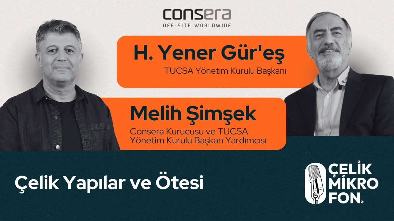 Çelik Mikrofon | Çelik Yapılar ve Ötesi | TUCSA Yönetim Kurulu Başkanı H. Yener Gür'eş