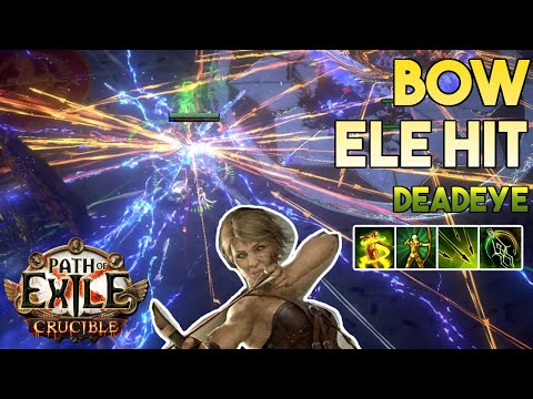 [3.21] Bow Ele Hit Build | Deadeye | Crucible | Path of Exile 3.21