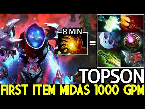 TOPSON [Arc Warden] 8min Midas Farming Mode Comeback Hard Game Dota 2