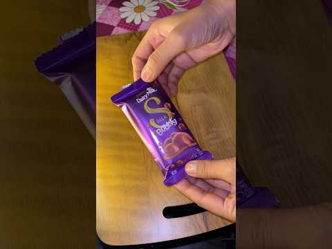 Dairy Milk Silk Bubbly #chocolate#cadbury#sweet#dessert#feed#ytshorts#shortsfeed#food#viralvideo