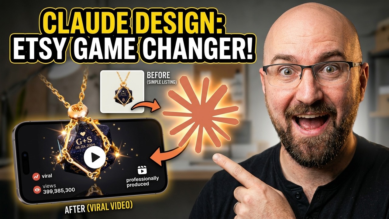 Claude Design is NOT what you think (Etsy Seller Game Changer)