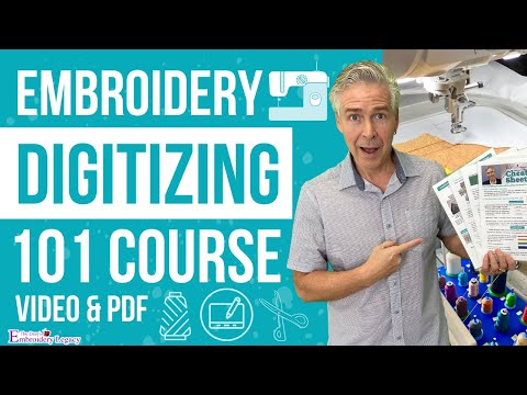 Embroidery Digitizing 101 🎓  | Essentials EVERY Embroiderer Should Know 🧵 | Master Your Software