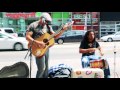 Reed Mathews Busks In Hollywood