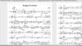 Analysing a Jazz Solo - Straight, No Chaser (Davis, Coltrane, Adderley, Garland, Chambers)
