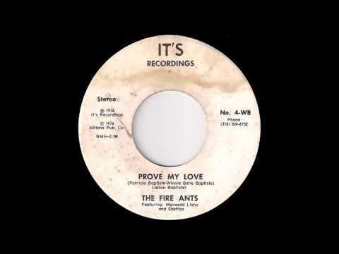 The Fire Ants - Prove My Love [It's Recordings] 1976 Obscure Soul Funk 45 Video