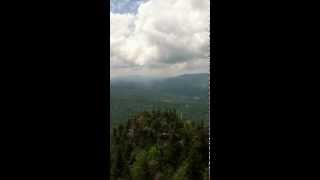 preview picture of video 'Windy day on Grandfather Mountain'