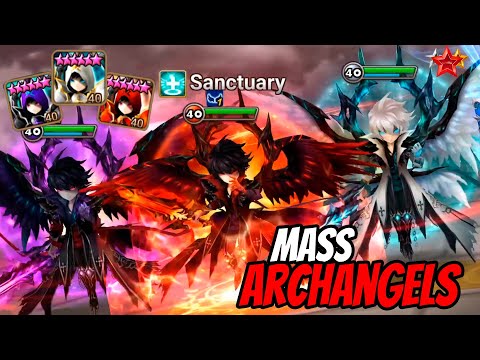 This Guy Plays with ARCHANGELS. Artamiel, Fermion and Velajuel in Summoners War