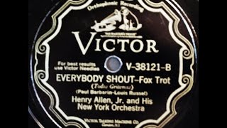 Henry Allen, Jr and His Orchestra: Everybody Shout  1930