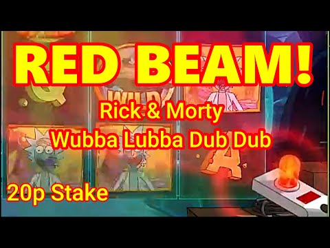 RED LIGHT RICK & MORTY WUBBA LUBBA DUB DUB ! 20p STAKE DOES IT PAY? VERY SHORT CLIP .
