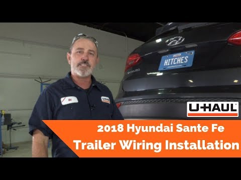 2018 Hyundai Santa Fe Trailer Wiring Installation