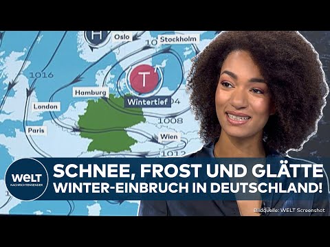 WETTER: Schnee, Frost und Glätte! Der Winter ist in vielen Regionen von Deutschland da