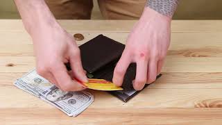 Сучасне чоловіче портмоне Boston 18825 коричневий