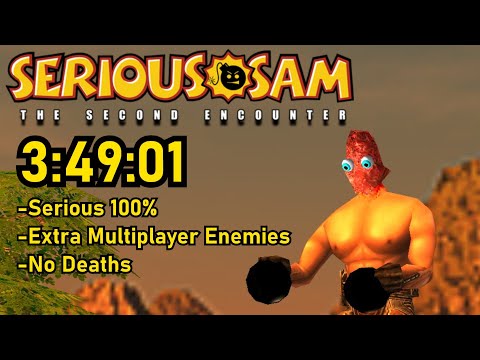 Serious Sam: The Second Encounter | Serious 100%, No Deaths, Extra Multiplayer Enemies