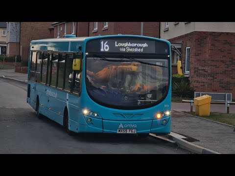 *KICKDOWN MONSTER* Ride on Arriva Midlands' VDL SB200 Wright Pulsar 2, 3813 (MX59 FGJ) - Route 16