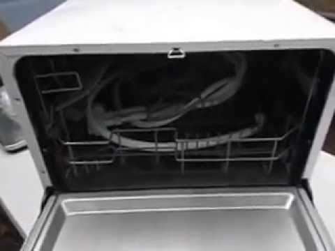 Magic Chef Mini Dishwasher 6 Place Setting CounterTop Compact Portable Dorm Apartment