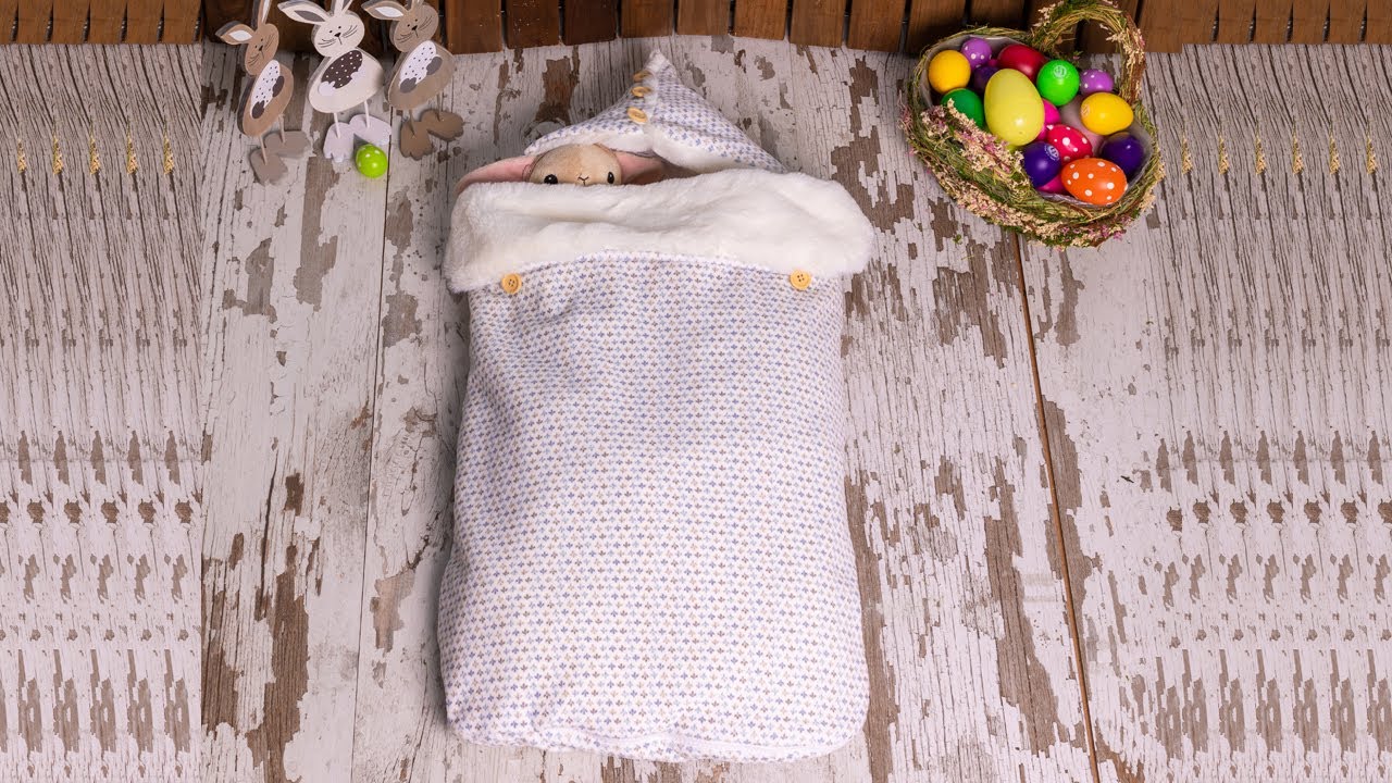 Saco para capazo. REVISTA PATRONES INFANTILES nº 16