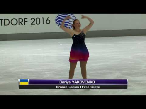 Dariya Yakovenko- Bronze Ladies I Free - 2016 Oberstdorf